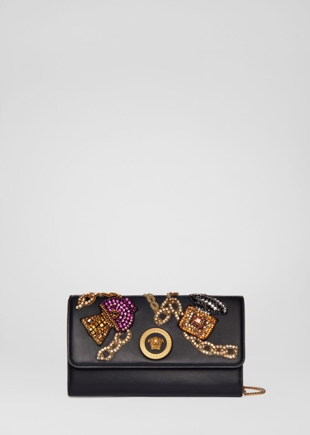 Versace Embroidered Scents Motif Icon Aftonväska Dam - 457836DKE